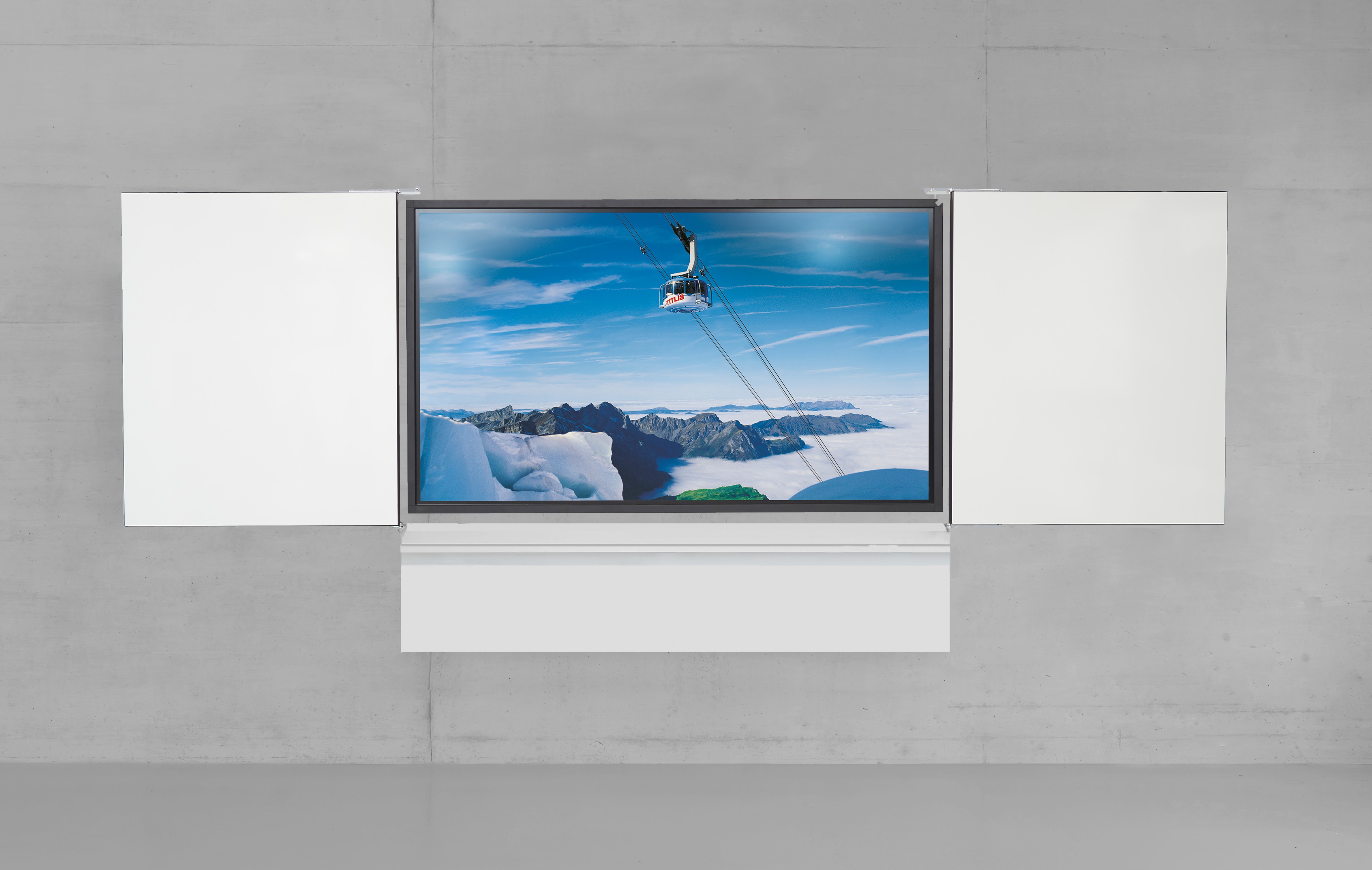 5er Klapptafel mit Touchscreen. – knobel